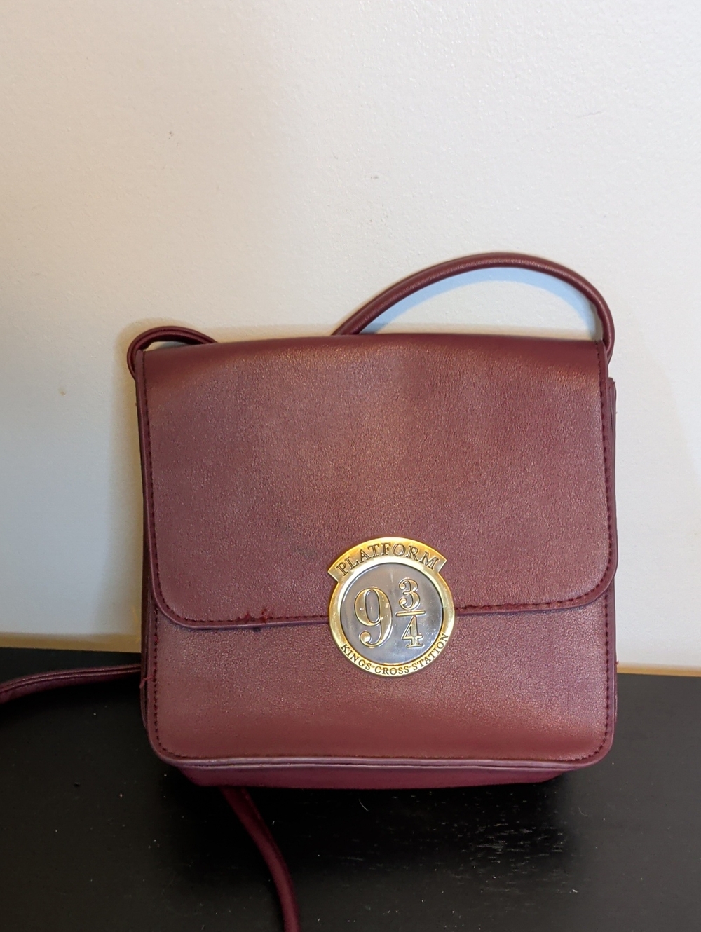Harry Potter Platform 9 3/4 Burgundy Crossbody Bag